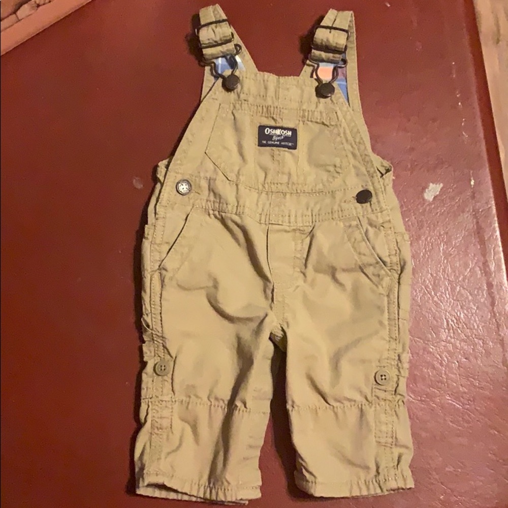 Khaki overalls